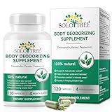 Körper Deodorisierende Ergänzung 120 Kapseln, Interne Deodorant Chlorophyll Kapseln, natürliche Geruchskontrolle Chlorophyll Pillen für Darm Gesundheit, Hautgesundheit, Entgiftung & Verdauung Unterstü