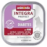 animonda INTEGRA PROTECT Katzenfutter nass Diabetes Rind (16...