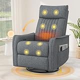 Srfzluxy Fernsehsessel Massagesessel mit Liegefunktion,...