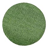 DECHOUS Runder Kunstrasen 65cm Durchmesser Wetterfeste Kanaldeckelabdeckung aus Synthetischem Gras mit Rutschfester Oberfläche für Garten Terrasse und Außenbereiche
