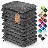 NatureMark 10er Pack Frottee Waschhandschuhe Waschlappen...