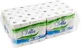 Vella Küchenrollen, 3-lagig, Saugfähige Handtücher, 32 Rollen, 50 Blatt pro Rolle, Großpackung