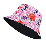 Unisex Print Double Side Wear Reversible Bucket Hat Trendy Cotton Twill Canvas Sun Fishing Hat Fashion Cap Anglerhut Bedrucken