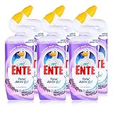 WC Ente 5in1 Lavendel 750 ml - Stark gegen Kalk mit Schutzfilm (6er Pack)