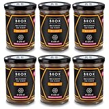 BROX Premium Knochenbrühe Klassik Huhn Bio (6x370ml) - 100% natürlich - Kollagen & Protein - ohne Zucker & Geschmacksverstärker - 24 Std. gekocht - Made in Germany - natürliche Gelatine