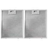 Fettfilter Für Dunstabzugshaube | 2er Set Dunstabzug Filter,5-Schicht Aluminium Ersatzgitter Für Haushalt Küche Gastronomie Abzugssystem