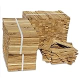 Premium Eiche Anmachholz – Besonders sauberes und trockenes Brenn-Holz – Ideales Anfeuerholz für eine kuschelige Raumwärme - Perfektes Zubehör um Brennholz im Kamin zu entfachen