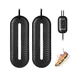 Joytential Schuhtrockner Elektrisch, Stiefeltrockner Schuh Stiefelwärmer mit Timer, Leises Stiefeltrockner, Gerüche zu Beseitigen, Schuhe zu Trocknen, Schwarz, EU Stecker