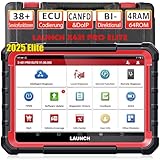 LAUNCH X431 PRO Elite obd2 diagnosegerät, ECU Online-Codierung & Bidirektional, vollständige Systemdiagnose, 38+Servicefunktionen, CANFD&DOIP, FCA, 2 Jahren Update, 2025 Modell