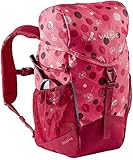VAUDE Kinderrucksack Skovi für Jungen & Mädchen, komfortabler Wanderrucksack Kinder 10 L in pink, Wetterfester Schulrucksack mit viel Stauraum & reflektierende Elemente