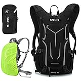 SPGOOD Fahrradrucksack 20L/25L/30L (9 Farben)-Wasserdichter Ultraleicht-für Damen & Herren Multifunktionaler-mit Regenschutzkappe/Helmabdeckung Rucksäcke mtb rucksack mountainbike rucksack