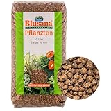 Blusana Pflanzton-Granulat Blähton 50l | Pflanzsubstrat für Hydrokultur | Ton-Granulat Körnung 8-16mm | Pflanzton Drainagematerial & Bodenauflockerung