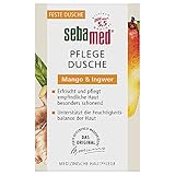 SEBAMED Pflegedusche mit Mango & Ingwer Feste Dusche, ohne Mikroplastik, ohne Mineralöle, hohe Ergiebigkeit, 100 g