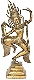 Exotic India Statue aus Thailand, tanzende Parvati, Messing