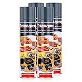 Boyens 4er Set Spraydosen mit 600 ml Antihaftspray, zum Einfetten von Grillrosten und für Auflaufformen (Etikett in deutscher Sprache)