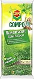 COMPO Rasensaat Spiel und Sport, Universelle Rasenmischung mit Rasensamen / Grassamen, 8 kg, 400 m²