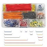 560 Stück Jumper Wire Set, Breadboard Jumper Wires Male zu Male 14 Verschiedene Längen Sortiert mit Kunststoffbox Jumper Kabel Kit für Breadboard Steckplatine Steckbrett