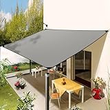 Sonnensegel Rechteckig, 2x3m Sonnensegel Quadrat Wasserdicht Sonnenschutz mit Ösen und Befestigungsseile für Garten Terrasse Camping Außenbereiche KL068