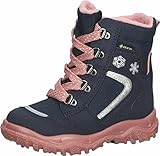 Superfit Mädchen HUSKY1 warm gefütterte Gore-Tex Schneestiefel, BLAU/ROSA 8010, 24 EU