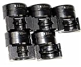 Hydraulische Crimpzange mit Rohrschablonen für PEX- und Kupferarmaturen, kompatibel mit VAU und M Schneideisen