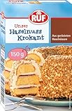 RUF Haselnuss-Krokant, karamellisierte Haselnüsse gehackt, knuspriges Nuss-Topping für Frankfurter Kranz, Torten & Eis, glutenfrei & vegan