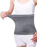 JUXINE Elastisch Nierenwärmer Damen Herren Elastisch Nierenwärmer Leibwärmer Bauchwärmer Nierenwärmer Thermo Nierengurt (Grau)