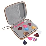 Vaguelly Aufbewahrung von Gitarrenplektren Gitarren-Trainings-Tools Gitarrenplektrum aus Blech Guitar Pick Holder Gitarrenplektrenhalter Gitarren-Pick-Tasche Tasche für Gitarren-Plektren