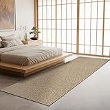 the carpet Kansas - Stilvoller Teppich im Jute-Look, ideal für Wohnzimmer, Esszimmer & Flur, pflegeleicht und wetterbeständig für Indoor & Outdoor, ca. 60 x 180 cm