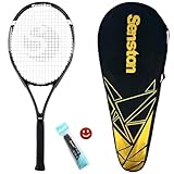 Senston Tennisschläger Unisex, Tennis Racket für Anfänger und Freizeitspieler mit Tennistasche, Overgrip, Vibrationsdämpfer