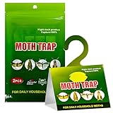 QOCUILC 5 Stück Kleidermottenfalle Mottenschutz Kleiderschrank Mottenabwehr Mottenpapier Mottenfalle gegen Kleidermotten Textilschutz Mottenfallen Schrank Papier