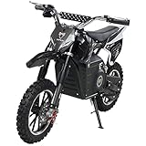 Actionbikes Motors Kinder Mini Elektro Crossbike Viper 𝟭𝟬𝟬𝟬 Watt | 36 Volt - 25 Km/h - Scheibenbremsen - 3 Geschwindigkeitsstufen - Pocket Bike - Motorrad - Motocross - Dirtbike - Enduro (Schwarz)