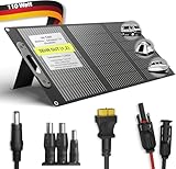 Watt2GO® Solarpanel Faltbar (0 % USt.) – Solarpanel, Solarpanel Camping, Faltbares Solarpanel, Camping Solaranlage, Solar Panel Camping, Solarpanele, Solar Faltbar, Camping Solar – Solartasche 110Watt
