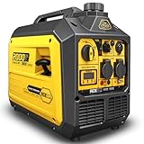 Aceup Energy Inverter Stromerzeuger 2000W Benzin Stromgenerator mit 230V 12V USB Digital Display für Outdoor Camping Superleise Tragbar 4 Takt 19,6kg