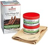 NIGRIN Performance Leder-Pflege, pflegt mit natürlichen Ölen und Wachsen, farbauffrischend, 2x250ml