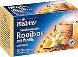 Meßmer Ländertee | Südafrikanischer Rooibos mit Vanille | 20 Teebeutel | Glutenfrei | Laktosefrei | Vegan