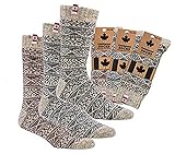 TippTexx 24 1 oder 2 Paar Unisex Canadian Socks, THERMO-Wollsocken mit zusätzlicher Garantie, 80% Schafwolle (Schwarz - 2 Paar, 43-46)