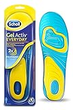 Scholl GelActiv Einlegesohlen Everyday für Freizeitschuhe von 40-46,5 – Einlagen mit verbesserter Komfort durch doppelte Polsterung – Herren – 1 Paar Gelsohlen