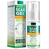 Narbengel für Narben & Dehnungsstreifen - 50ml Narbencreme Narbengel Narbensalbe für Narbenpflege C-Abschnitt, Kaiserschnitt Keloide & OP-Narben - Pflege für Neue & Alte Narben (Grün)