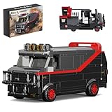 ZIQILIGHTING The Van Bauspielzeug – Auto Sammelset, Klemmbausteine für Kinder ab 6 Jahren Und Erwachsene für POP Filmfans (454 Stück)