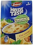 Erasco Heisse Tasse Käse-Creme mit Croûtons, 12er Pack (12 x 450 ml Beutel)