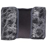 UPKOCH Breiter PU Leder Armreif Damen Offener Vintage Halbstarre Armspange Verstellbares Schmuckstück für Freizeit und Reisen