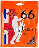 Rotosound Saiten für E-Bass SWING 66 STAINLESS SETS 4-str. RS66LF Stainless Custom 45-105
