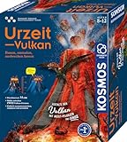 Kosmos 637286 Urzeit-Vulkan, Bauen - Anmalen - Ausbrechen Lassen, 35cm Durchmesser, Experimentierkasten für Kinder ab 8 Jahre, Vulkan Experimente für Kinder,