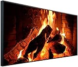 Ecowelle Infrarotheizung mit Bild | 750 Watt | 60x120 cm | Infrarot Heizung| | Made in Germany| i 4 Kaminfeuer