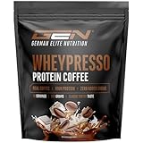 Wheypresso Protein Coffee - Eiweiß-Pulver mit Whey-Konzentrat & Isolat - Mit echtem Kaffee & Koffein – Cremiger High Protein Drink - (908 g, Classic Coffee Flavour)