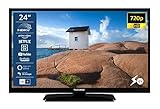 TELEFUNKEN XH24SN550MV 24 Zoll Fernseher/Smart TV (HD Ready, HDR, Triple-Tuner, 12 Volt) - 6 Monate HD+ inklusive [2023]