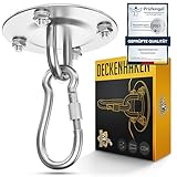 MEISTERFAKTUR Deckenhaken für Boxsäcke - 500kg Tragekraft - Bombenfeste Boxsack Halterung - Ideale Deckenhalterung zur Boxsack Aufhängung - Inkl. Deutscher Anleitung