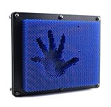 Aideal Pinart Spielzeug 3D Eindruck Skulptur Nagelbrett Spielzeug Stress Reduzieren Büro Gadgets Intelligenz Spielzeug für Kinder&Erwachsene, 25,5x21x5,7cm (Blau)