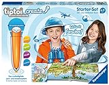 Ravensburger tiptoi CREATE Starter-Set 00805: Stift und Weltreise- Kreativ-Buch für Kinder ab 6 Jahren, mit Aufnahmefunktion