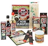 ITA-SAN, Sushi-Box (9-teiliges Komplett Set, Ideal zum Ausprobieren oder zum Verschenken) 1er Pack, Weiß